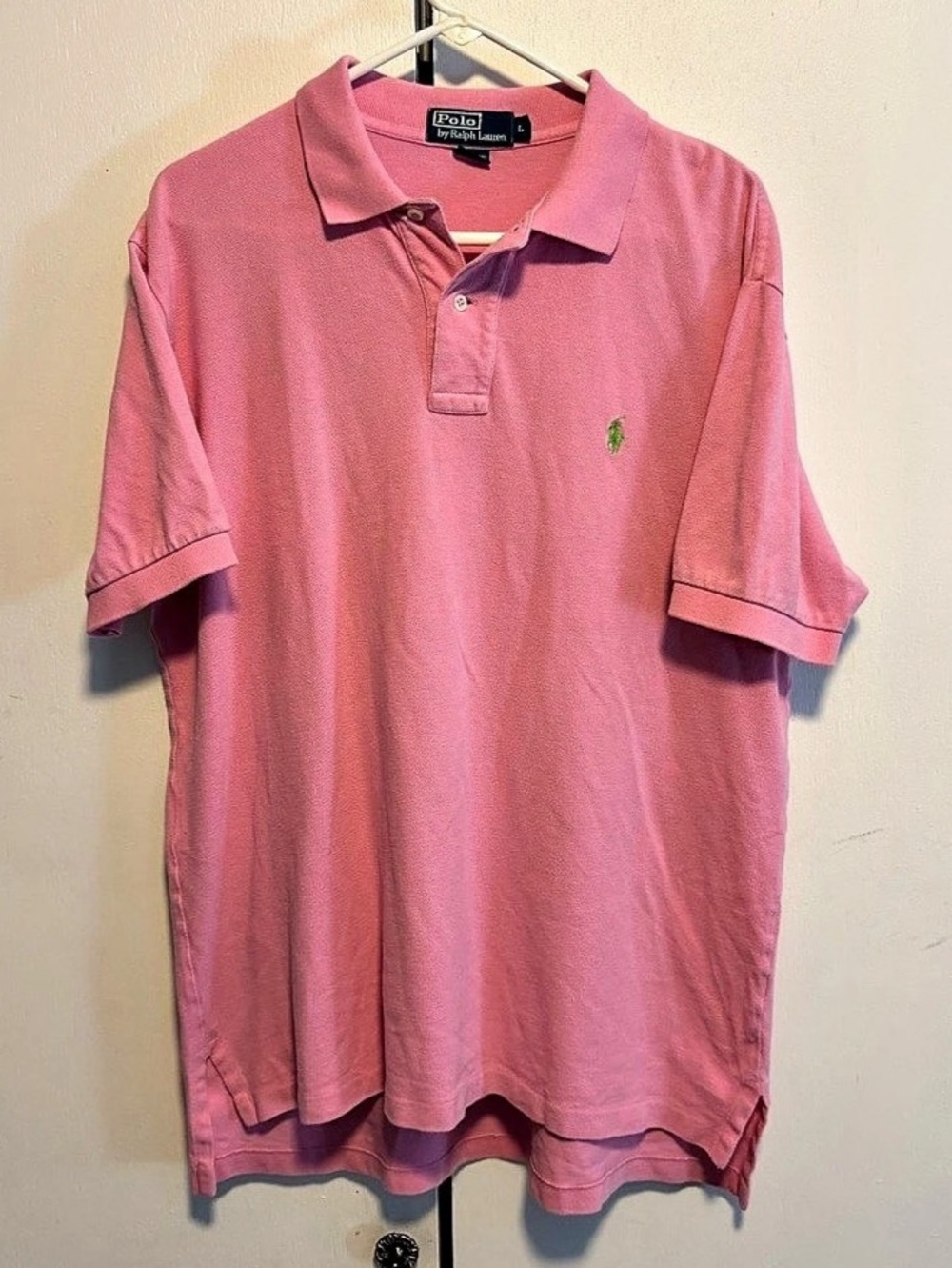 Polo by Ralph Lauren Men's Polo Shirt Pink Size Large G18